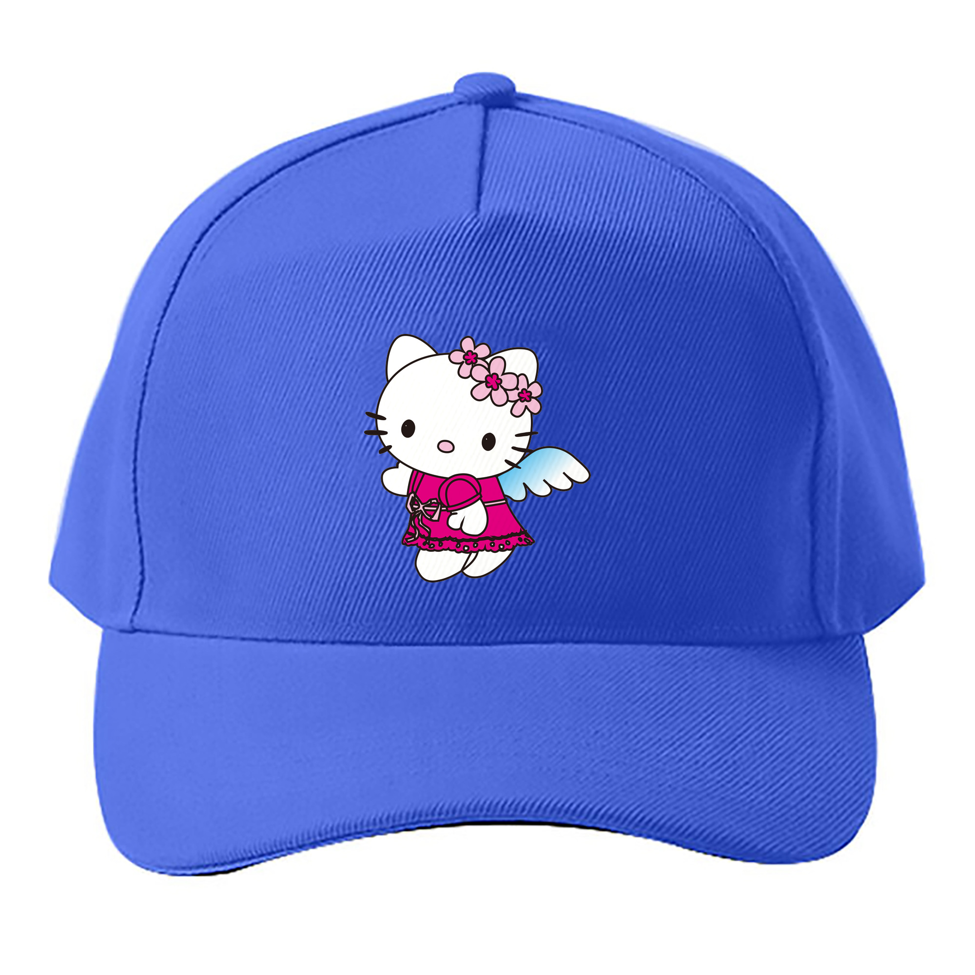 （画像用） Hello Kitty ハローキティ ベースボールキャップ 綿100％ 男女兼用 帽子 スポーツ